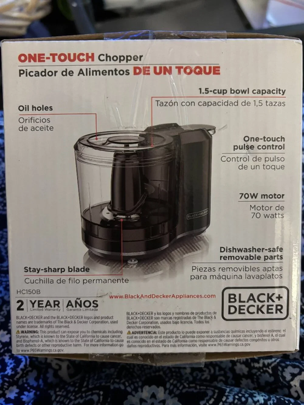 Black & Decker Chopper     electric
